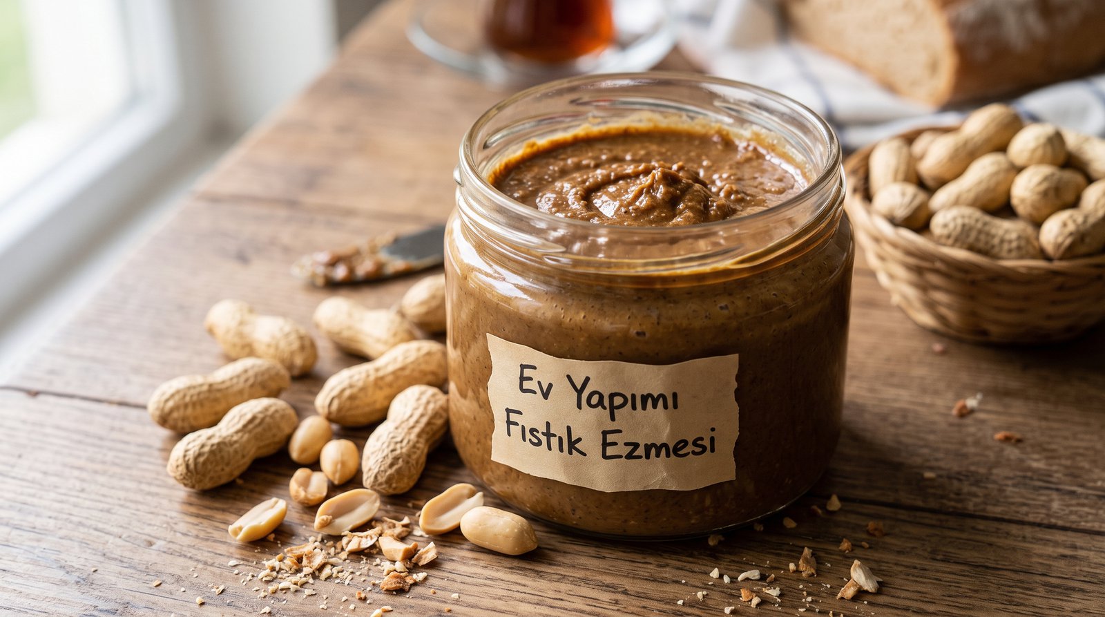 Ev Yapımı Fıstık Ezmesi