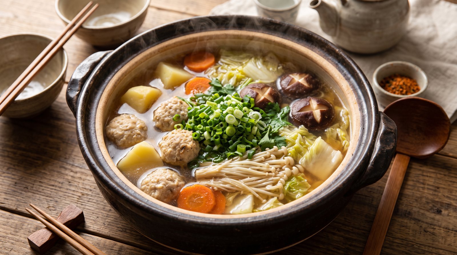 Chanko Nabe (Tavuklu Japon Güveci)