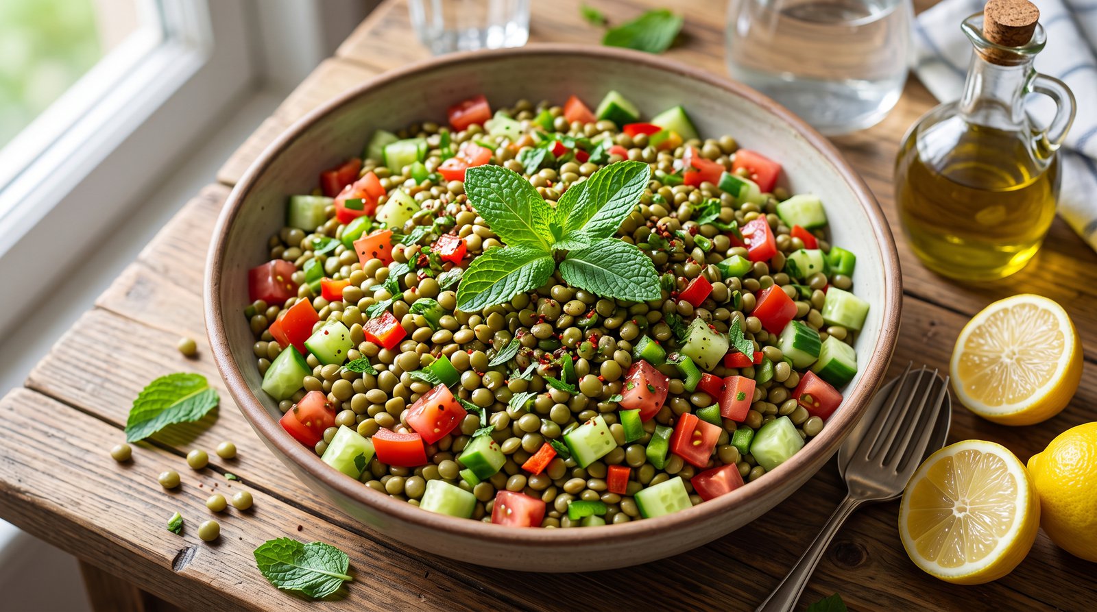 Yeşil Mercimek Salatası